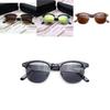 Элегантные Ретро Модные Женские Полуободковые Солнцезащитные Очки Клубные Винтажные Мастер с Флэш-Зеркальными Линзами