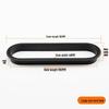 Desktop Plastic Cable Grommets with Oval Cooling Ventilation Holes