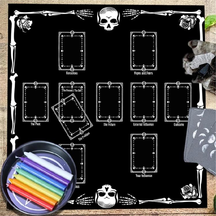 Скатерть для гадания Астрология Скатерть для Таро Гадания Скатерть для алтаря Аксессуары для настольной игры для гаданий