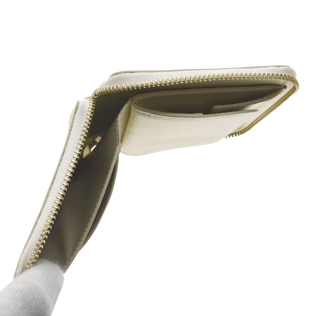 COMME des GARCONS кожаный кошелек с круглой молнией, складной, SA2100, цвет белый [Товар]