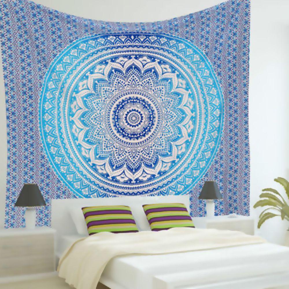 Hippie Shawls Bedspread Hanging Decor Indian Mandala Tapestry Beach Towel Yoga Mat Thin Blanket