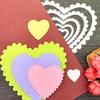 DIY Die Scrapbook Металлический штамп для травления Многослойная кружевная поздравительная открытка Углеродистая сталь Тиснение Die