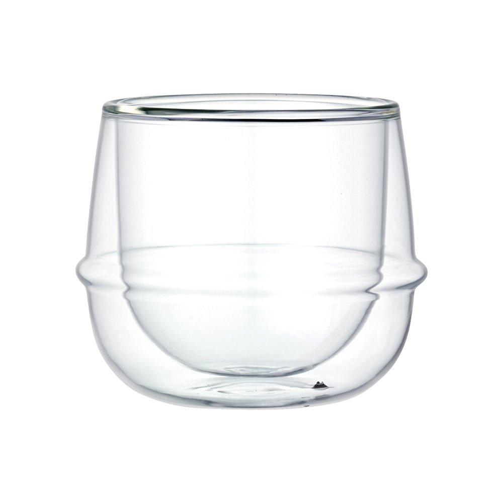 Set of 2 KINTO KRONOS Wine 250ml Double-Walled Glasses,