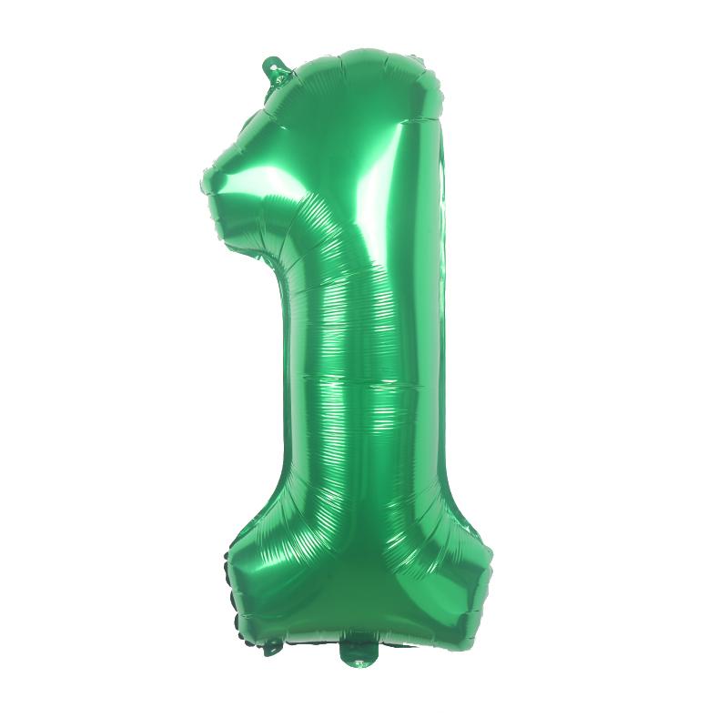 32-дюймовые зеленые большие воздушные шары с цифрами 0 1 2 3 4 5 6 7 8 9 для детей, день рождения, годовщина свадьбы, фигурные воздушные шары, подарок