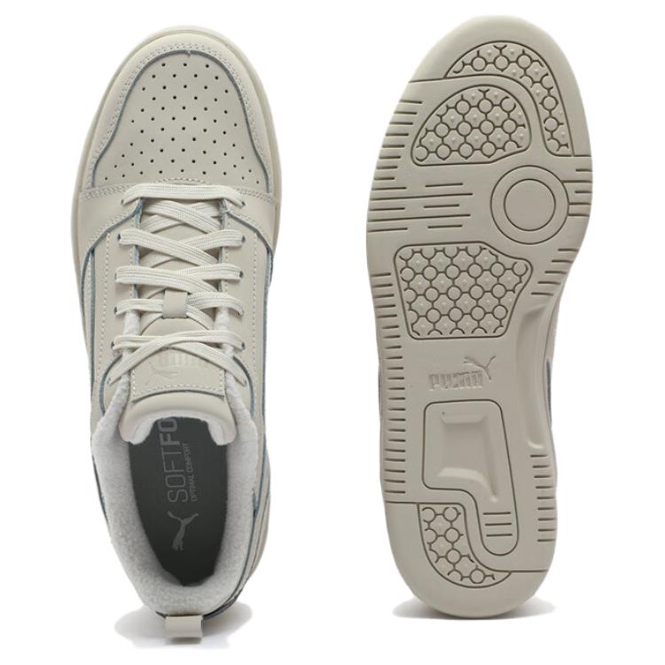 Puma Rebound V6 Comfortable Versatile Low-Top Sneakers Unisex Sneakers Gray 397475-01