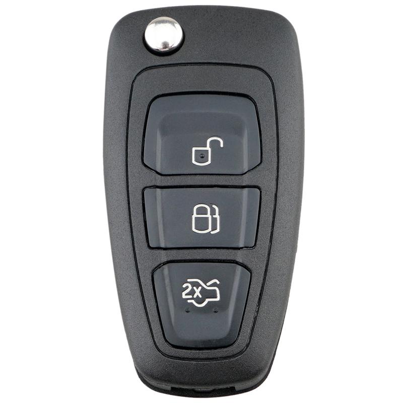 3 Buttons Car Key Fob Case Shell Flip Cover FO21 Blade Fit for Ford Focus Mk1 Mondeo Transit Connect