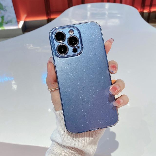 Блестящий модный противоударный чехол ярких цветов для Iphone 11 12 13 14 Pro Xs Max X Xr 7 8 Plus, роскошная блестящая мягкая задняя крышка