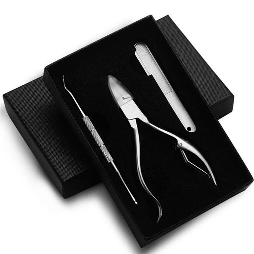 Средство от вросшего ногтя Кусачки для ногтей 3 предмета Педи толстые кусачки для ногтей