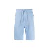 Polo SS22 однотонные шорты средней талии с завязками на талии, прямые повседневные спортивные шорты для мужчин, синие 710860384-007