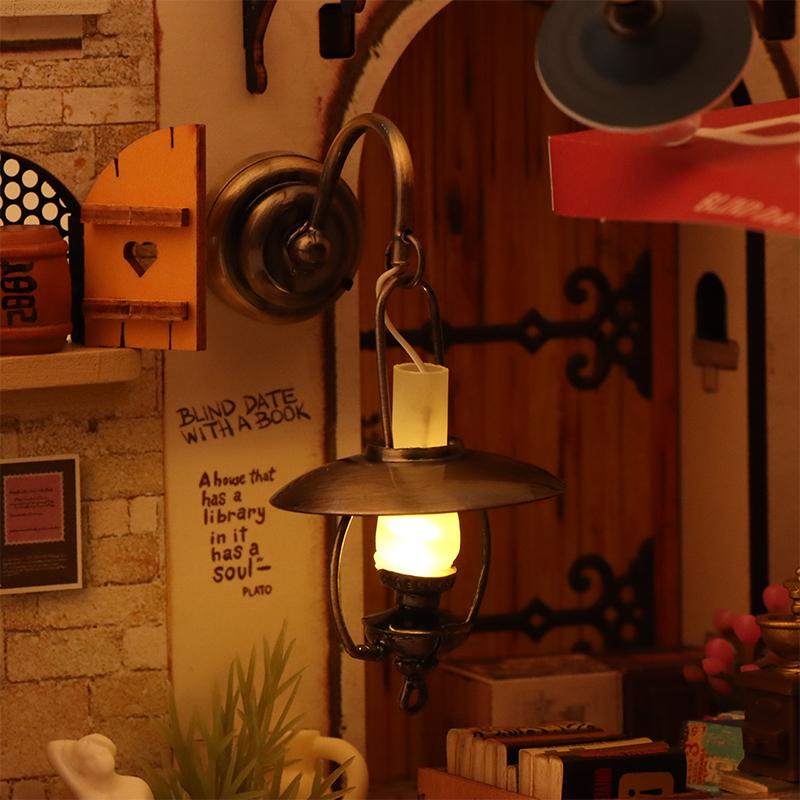 1:12 светодиодных ламп для кукольного домика, винтажная керосиновая лампа, настенная лампа, модель мебели для кукольного домика, освещение, украшения, аксессуары для кукольного домика