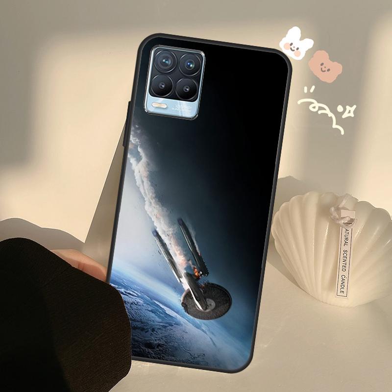 Художественный чехол Космический корабль для Realme GT7 Pro GT6 C65 C67 C61 C53 C55 C51 C25 C63 C71 C75 11 12 13 14 15 Pro Plus