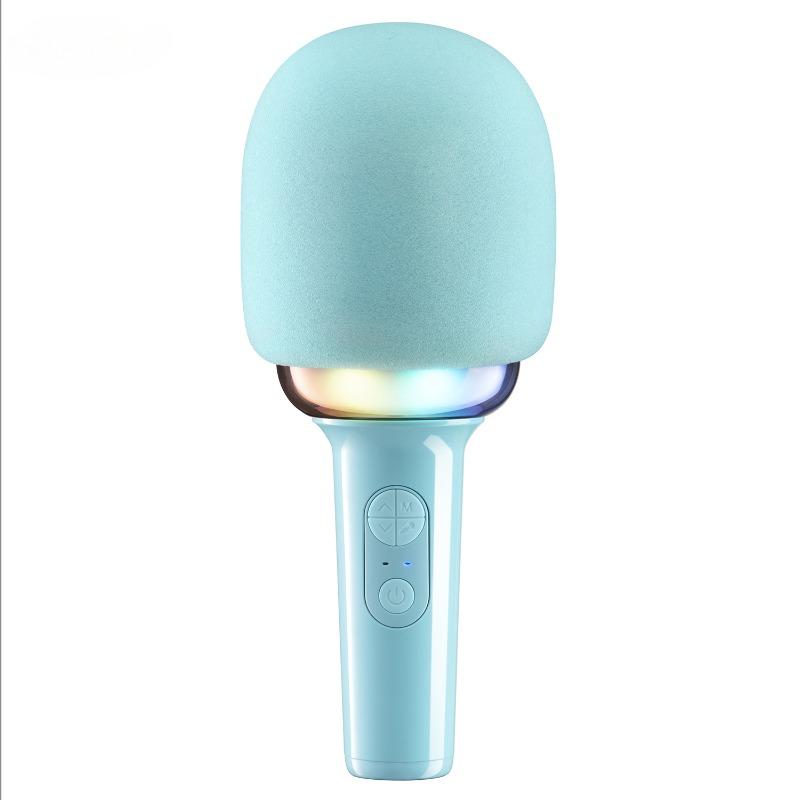 Караоке-микрофон Беспроводной Bluetooth-совместимый портативный микрофон со встроенным динамиком, портативный поющий микрофон для вечеринки