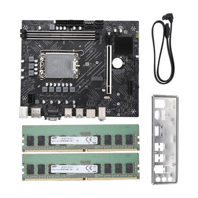 Материнская плата для настольного ПК с комплектом памяти DDR4 2133HMz PCIe 4.0 X16 слот NVME M.2 порт LGA1700 Pin ATX
