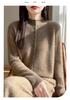Retro 100% Wool Button-Up Cardigan - Elegant Design for Autumn and Winter