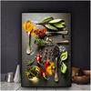 5D Diy Diamond Embroidery Grains Spices Spoon Peppers Kitchen Decor Diamond Painting Cross Stitch