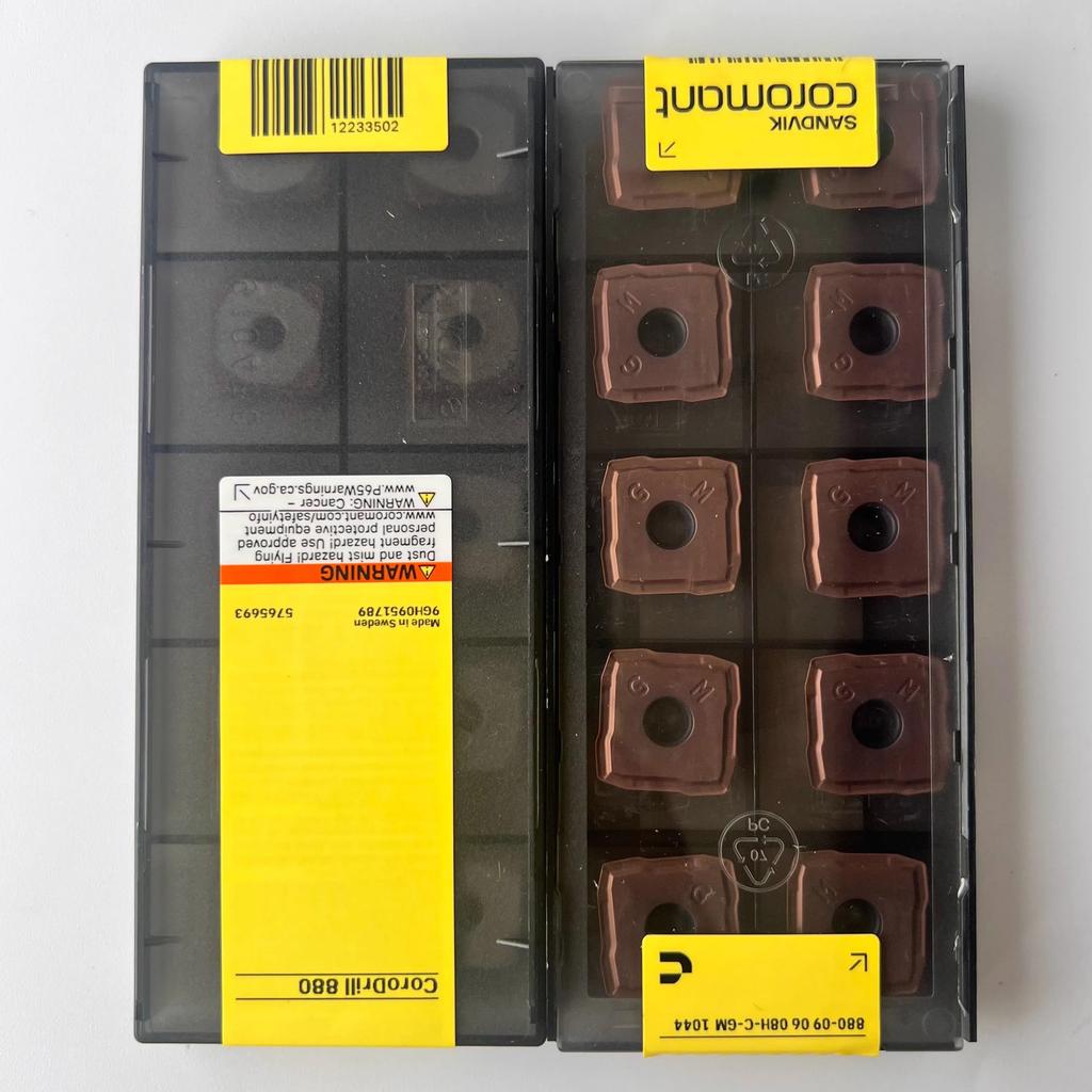 Sandvik / 880-090608H-C-GM 1044 / Industrial Indexable Carbide Inserts 10 Pcs