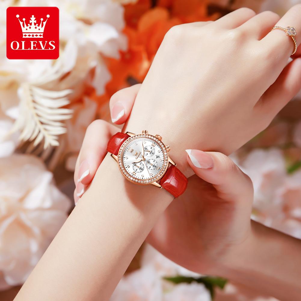 OLEVS Brand Quartz Women's Watch Waterproof Women's Multi Functional Watch 9933