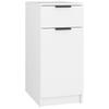 Office Cabinet White 33.5 x 50 x 75 cm Engineered Wood