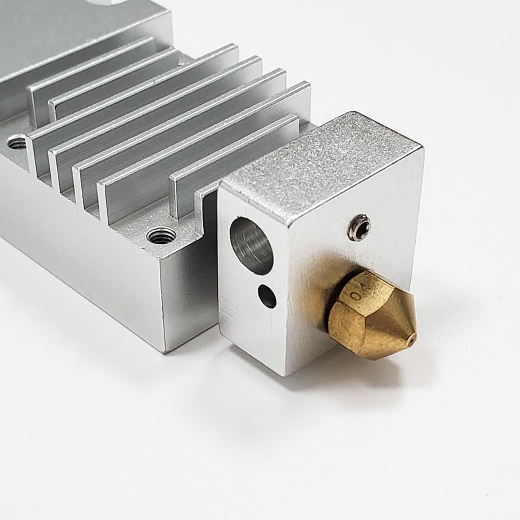 TRONXY 2 в 1, двухцветный комплект экструдера Hotend с нагревательным проводом, термистором, 0,4 мм, латунное сопло, 24 В