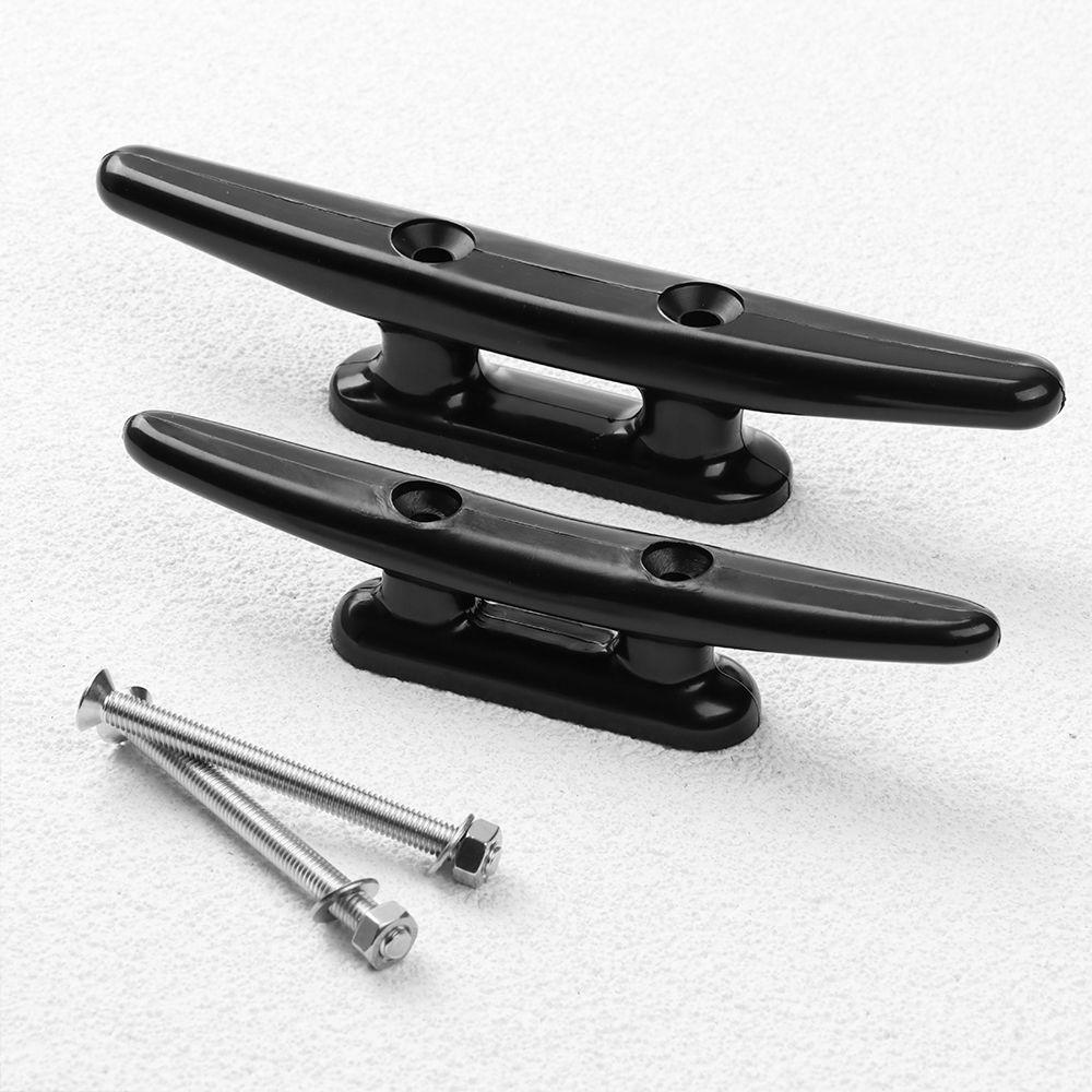 Canoe Deck Hardware 100/128/152/200mm Open Base Cleat Ship Lock Line Rope Tie Low Flat Cleat