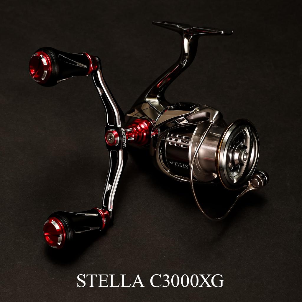 Dress Кастомная рукоятка W Vertex EVO для спиннинга SHIMANO 100мм Багрово-красный Катушка для рыбалки Shimano Кастомная Легкая Прочная Для левого и правого использования