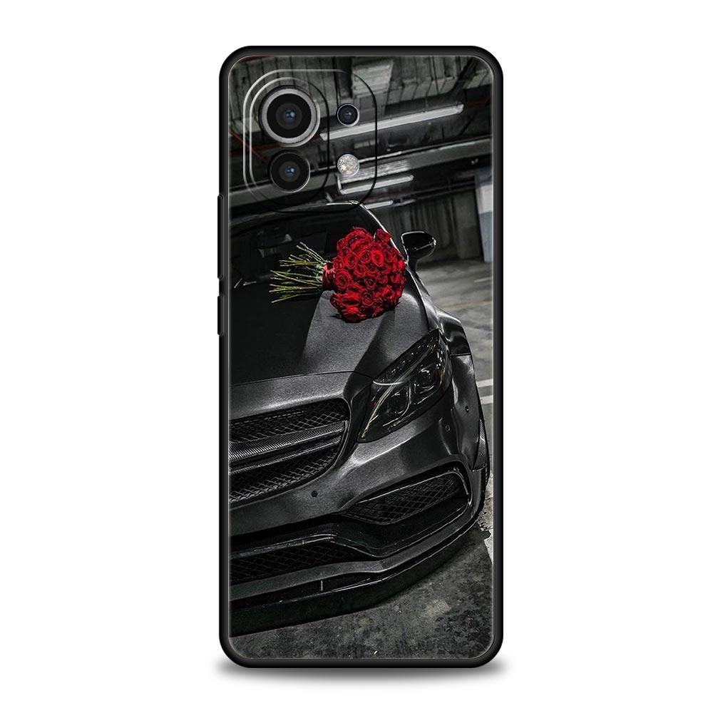 Синий, красный чехол для телефона с спортивным автомобилем и автомобилями для Xiaomi Mi Poco X4 Pro X3 NFC M3 F3 M4 12 11 Ultra 11X 11T 11i Note 10 Lite 10T 9T