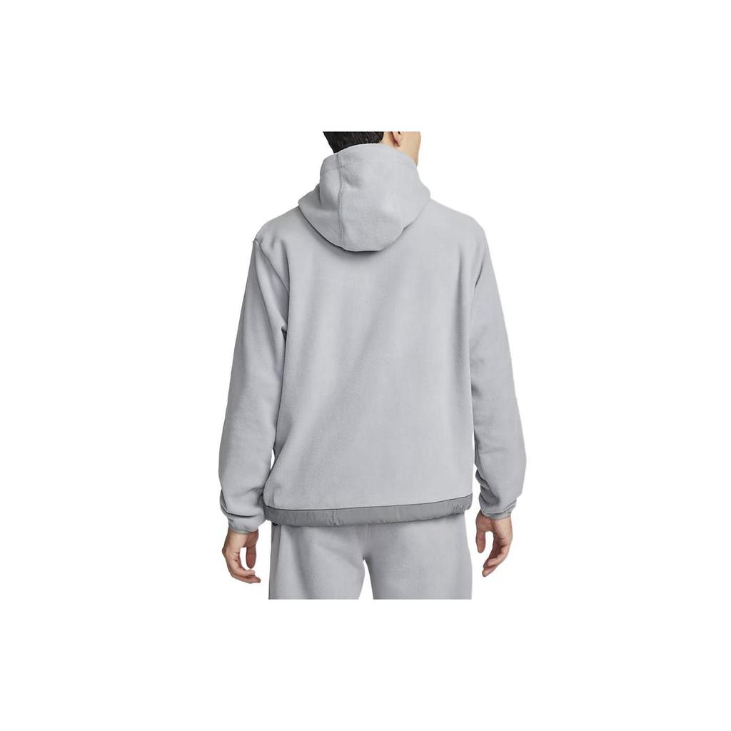 Nike Толстовки Мужские Серые С Капюшоном Умеренные Подделка Под Две Части DQ4897-073