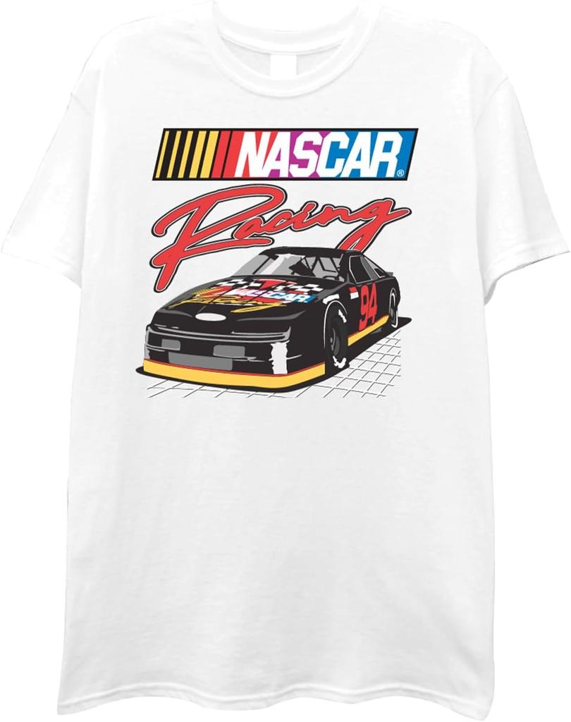 Винтажная футболка NASCAR Daytona 500 Гоночная мужская футболка с графическим принтом Высокое качество Круглый вырез Короткий рукав 100% хлопок Футболка Топы 50986