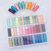 39-Color Portable Sewing Kit: Household 402 Polyester Thread for Hand Sewing with Small Spools.
