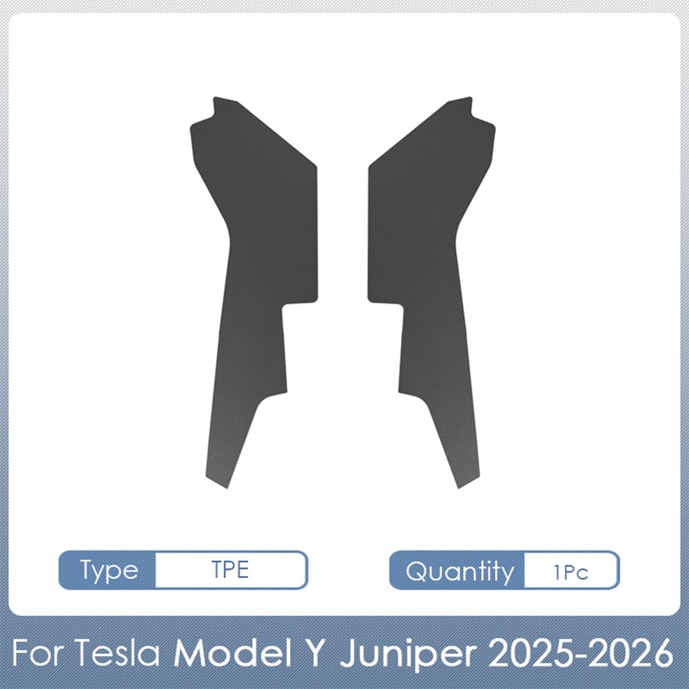 For Tesla Model Y Juniper 2025 2026 Central Control Side Anti Kick Pad TPE Anti-dirt Mat for Tesla Model Y Juniper Accessories
