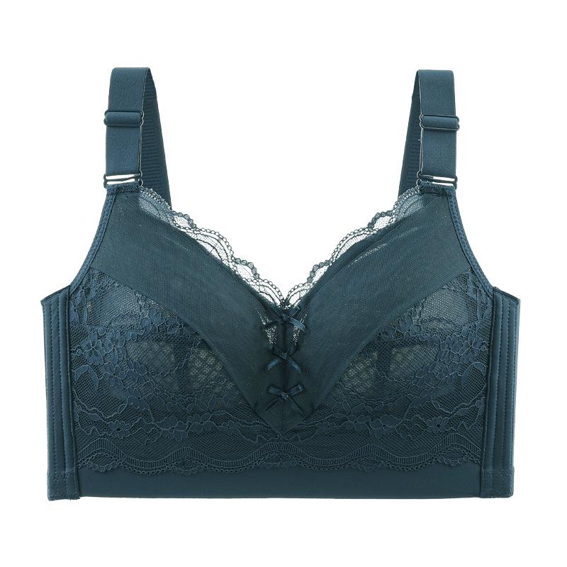 Большой красный регулируемый бюстгальтер с полной чашкой для женщин больших размеров с дизайном на нескольких пуговицах