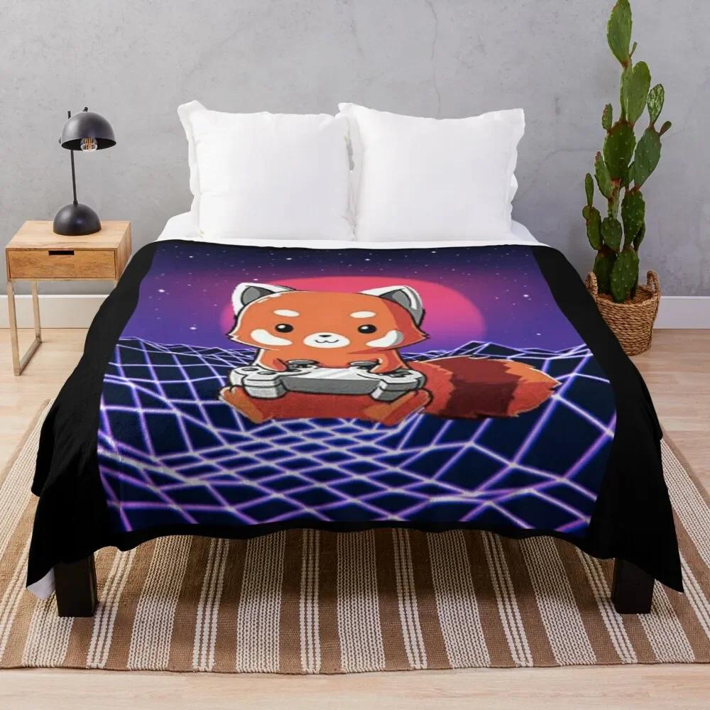 Raccoon Throw Blanket Raccoon Gifts for Girls Boys Woman Soft Lightweight Warm Fleece Flannel Plush Blanket for Bed Sofa Couch