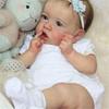 New Toys 22 Inch Soft Enamel Reborn Doll Veins Blood Vessels Visible Naked Baby Doll Children Accompany Doll Doll