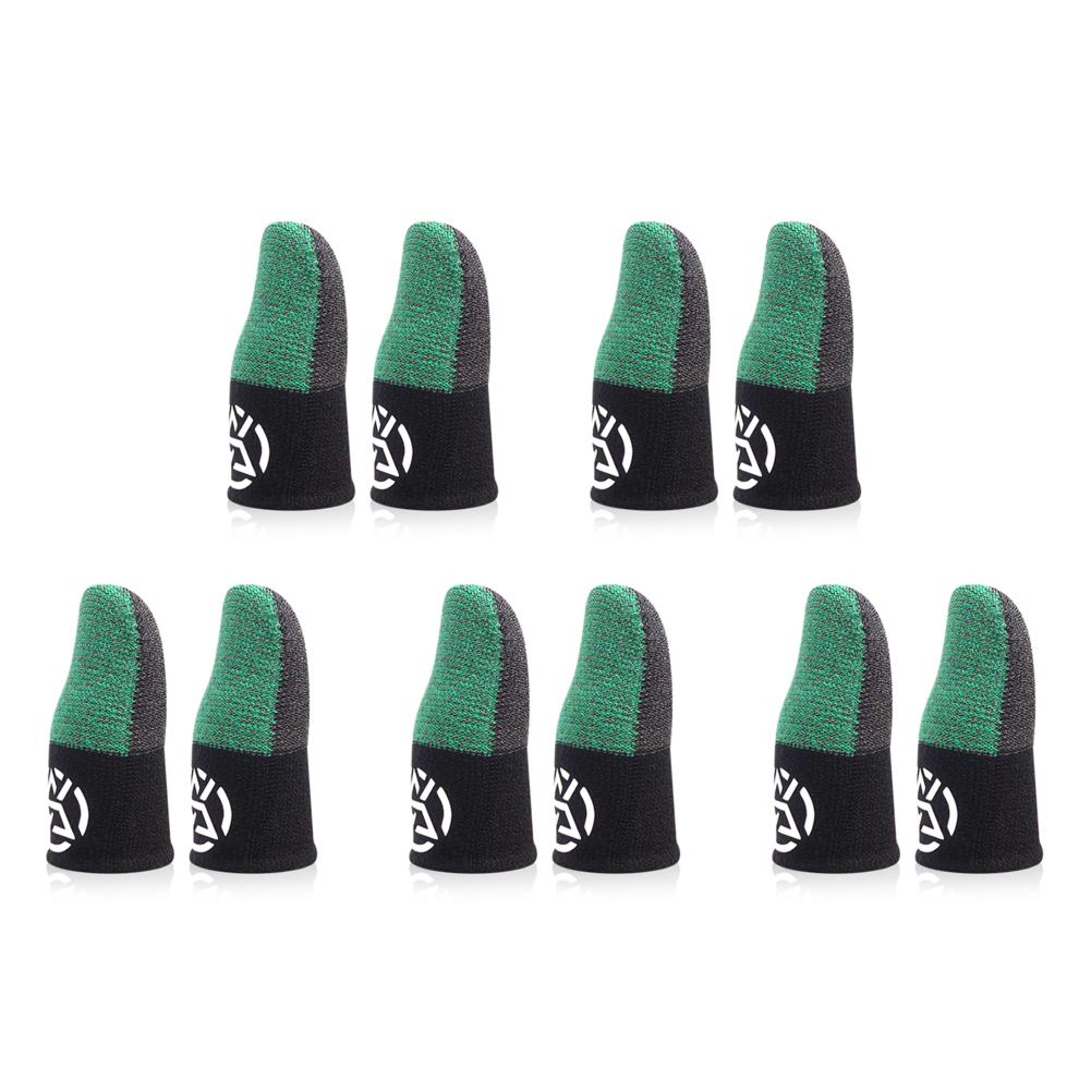 5 пар перчаток для мобильных игр, потонепроницаемые, противоскользящие, для сенсорного экрана, дышащие, игровые, напальчники для геймеров