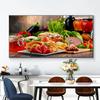 Vegetable Bread Fruit Kitchen Canvas Painting Posters and Prints Wall Art Pictures Cuadros Restaurant Home Decor No Frame