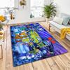 Halloween cartoon comedy adventure movie Scooby-Doo carpet is suitable for living room and bedroom doormats office balcony decorative carpet V5