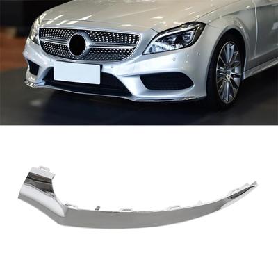 Хромированная накладка на передний бампер слева для Mercedes-Benz W218 CLS400 CLS550 2015-18
