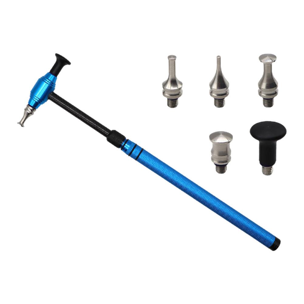 Автомобильный молоток с регулируемой длиной, молоток для ремонта вмятин, не оставляющий следов, для ремонта вмятин на листовом металле, ударный молоток, выравнивающий инструмент