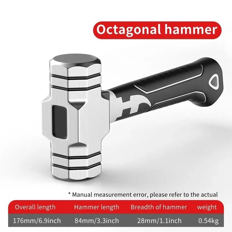 Forged Steel Head Durable Nail Puller Carpenter Essential Professional Compact Claw Hammer Multifunction Woodworking Tool