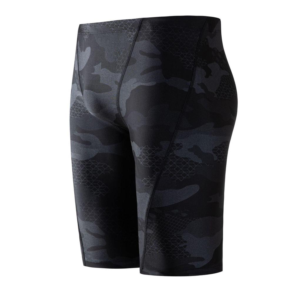Men's Camouflage Anti-Embarrassment Swim Trunks: Breathable, Large Size, Loose-Fit Boxer Shorts
