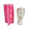 Winged Girl Statue Silicone Candle Molds for Epoxy Resin Making Candle Soap Fondant Chocolate Candy Cement Clay Molds