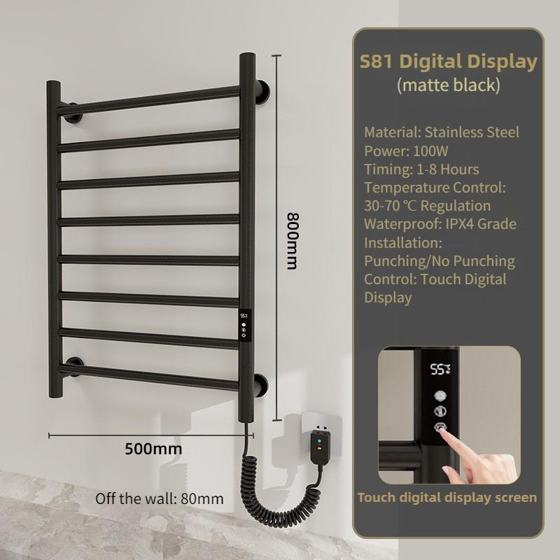 Сушка Стерилизация Держатель для полотенец Бытовой Гостиничный Интеллектуальный Электрический Полотенцесушитель Ванная Постоянная Температура