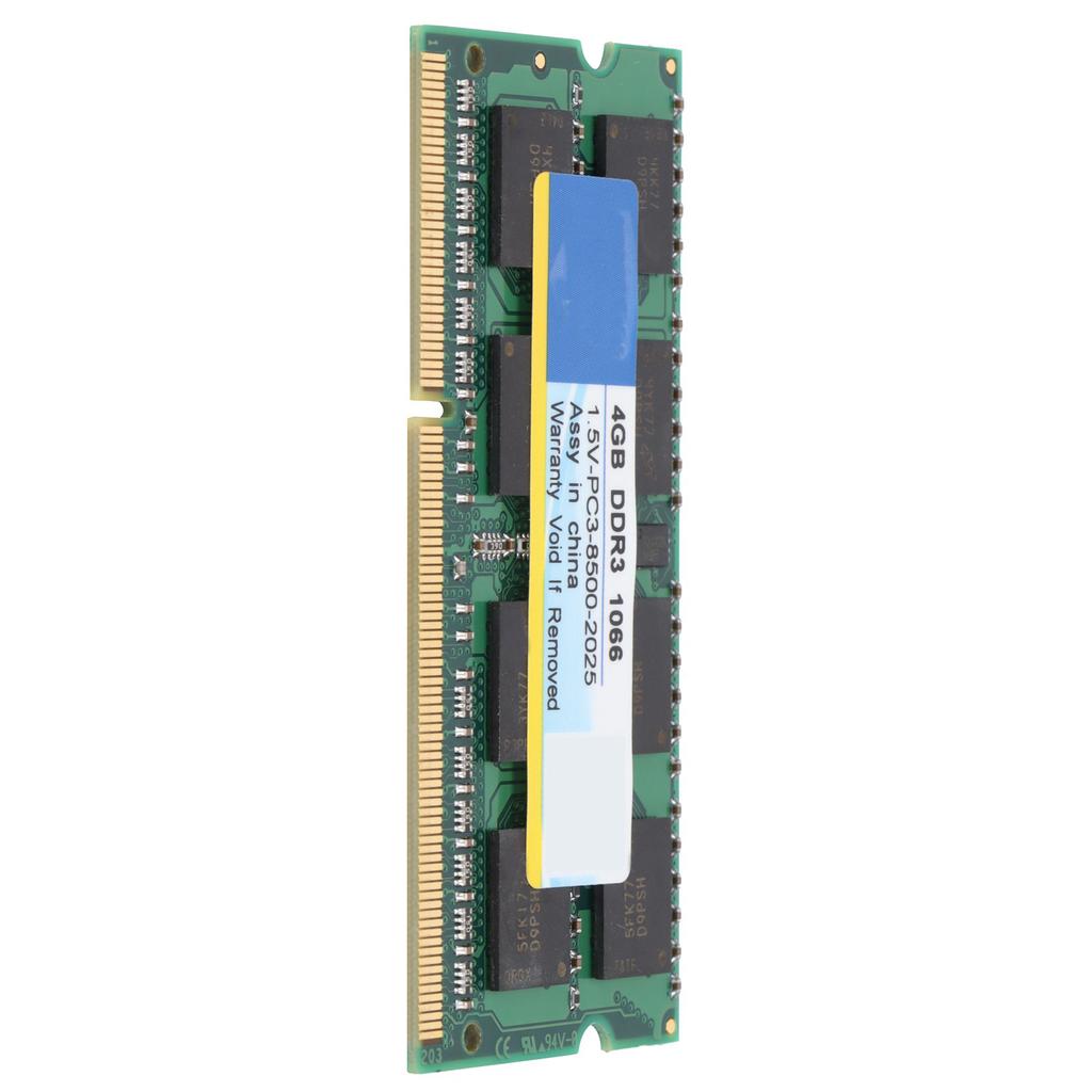 Оперативная память DDR3 4 ГБ 1066 МГц PC3‑8500 204PIN 1,5 В полностью совместимая память для ПК, ноутбука, ноутбука