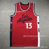 Custom Embroidered Basketball Jersey City Edition Men Women Cotton Sports Uniform LA Clippers Kawhi Leonard Paul George