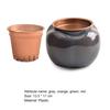 1 Set Flower Pot Dual Layer Shatterproof Plastic Decorative Plant Flower Pot with Water Container for Home