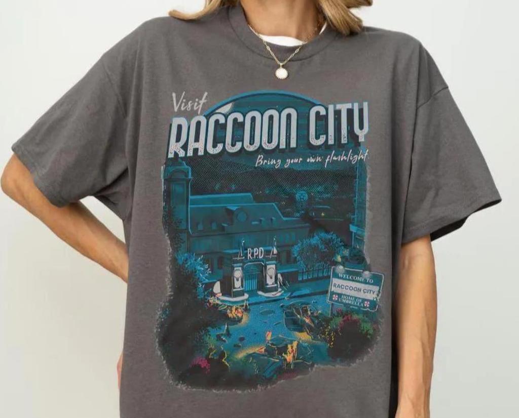 Visit Raccoon City Shirt – Resident Evil Tshirt,Leon Kennedy Shirt,Grace Ashcroft Tee