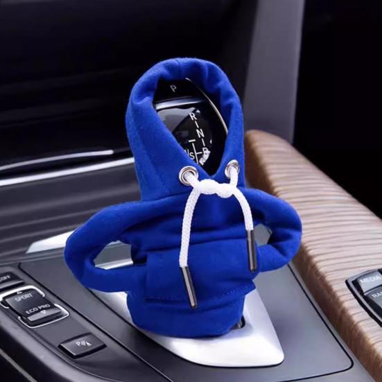 Универсальная толстовка с капюшоном для рычага переключения передач автомобиля, чехол для рычага переключения передач, забавная мини-толстовка с капюшоном, автомобильный декор, украшение для салона автомобиля, подарок
