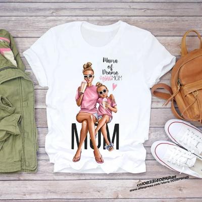 Женские футболки с принтом Super Mom Life Momlife Mama Mother Summer, женские футболки с рисунком, женская футболка с принтом для путешествий