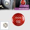 Автомобильный Старт-Стоп Двигателя Кнопка-Переключатель Крышка из Углеродного Волокна для Mercedes-Benz