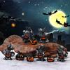 Micro Landscape Decoration Ornaments Halloween DIY Accessories Tree Ghost Pumpkin Tree Decoration Resin Accessories